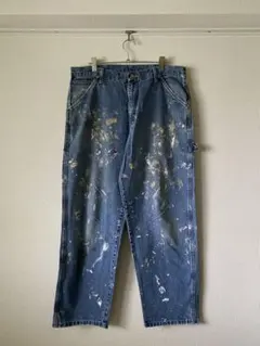 Wrangler ペンキ グランジ ホワイト ペインターパンツ W34 - メルカリ
