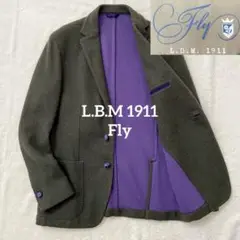 ルビアム ウールテーラードジャケット L.B.M 1911 モスグリーン 52R