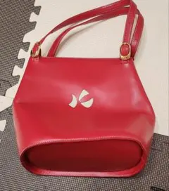 キタムラ 赤 ハンドバッグ