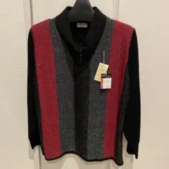 ストライプデザインニットセーター　定価7900円