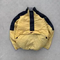 y2k 90s NIKE アノラックパーカー ナイロンジャケット イエロー　XL