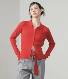 Ray beams リブニットカーディガン