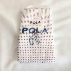 【昭和レトロ】POLA化粧品ロゴ　ガーゼハンカチ