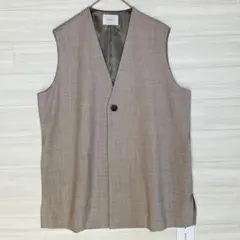 【未使用品】　MIDIUMISOLID ミディウミソリッド　ワイド　ベスト　ジレ