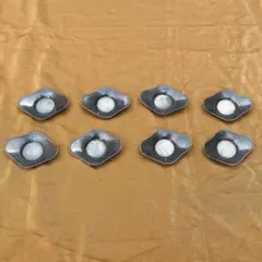 茶托　8枚　骨董品 アンティーク 茶道具 在銘