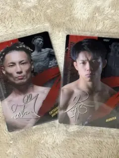 RIZIN サイン入りトレーディングカードセット