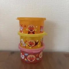アンパンマン 保存容器 タッパー 3個セット お弁当 ベビー キッズ