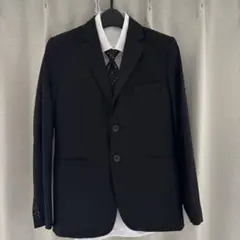 美品COMME CA ISM スーツ セット160 ブラック　黒　卒業式