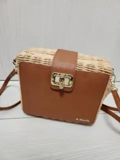 samantha&chouetteサマンサシュエットかごバッグ ショルダーバッグ
