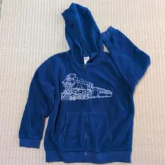 機関車プリント ネイビー パーカー 5-6歳 110-120 GYMBOREE.