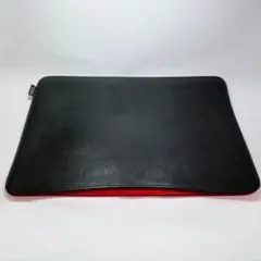 国立商店 レザースリーブ MacBook Pro 15インチ ブラックxレッド
