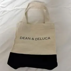 未使用　DEAN & DELUCA 　ミニトートバッグ アイボリー/ブラック