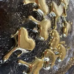 ゴールドハート型ネイルパーツ 10個