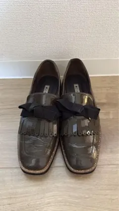 DIANA ローファー ダークグレー