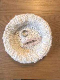 ぷっくりコースター　編み物　韓国風