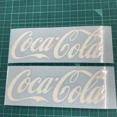Coca-Cola ロゴ ステッカー 2枚セット