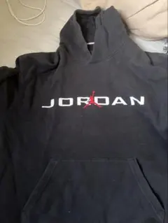 JORDAN プルオーバーパーカー ブラック