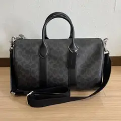 極美品COACH コンパスバッグ シグネチャー 2WAY ボストンバッグ 35のサムネイル