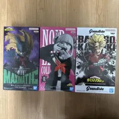 ヒロアカ フィギュア セット 黒デク ショート かっちゃん ミルコ