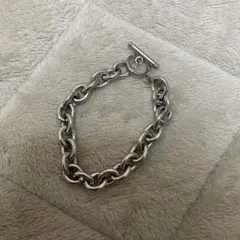 used silver chain bracelet