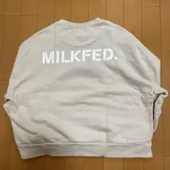 MILKFED. ロゴ スウェット トレーナー