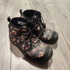 KEEN　キーン　花柄防水ブーツ　22cm