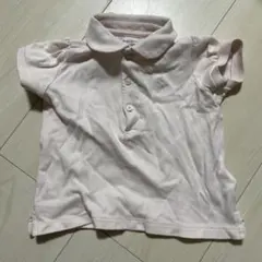 Ralph Lauren 薄いピンク ポロシャツ 12M/80