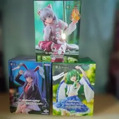 東方Project　ぬーどるストッパーフィギュア　3種セット