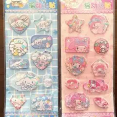 《ラスト》　サンリオ　キャラクター　マイメロ　シナモン　ウォーターシール　立体