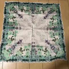 Anna Sui 花柄ハンカチ 約55センチのサムネイル