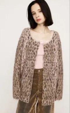 SLY JQ LEOPARD カーディガン