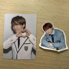 なにわ男子 HARD WORK 藤原丈一郎 トレカ　ステッカーセット