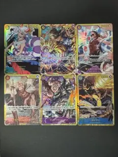 【美品】ワンピースカード シークレット（SEC）6枚セット まとめ売りのサムネイル