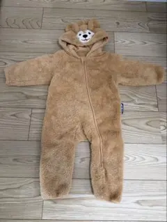 美品 ☆ ディズニー ダッフィー　公式　カバーオール　着ぐるみ 90