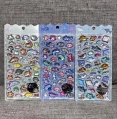 ［正規品］水族館限定　ボンボンドロップシール　3種