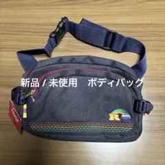 RIPPLE ボディバッグ ウエスト可愛い バッグ / ネイビー