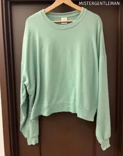 MISTERGENTLEMAN XL ミントグリーン スウェット