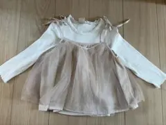 petit main レイヤード トップス