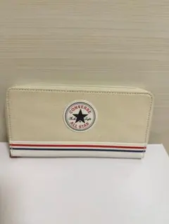 Converse アイボリー ストライプ 長財布のサムネイル