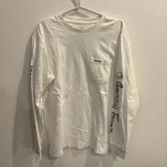 BLUE BLUE ポケット長袖Tシャツ ホワイト