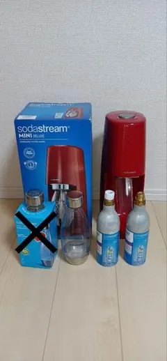 sodastream TERRA 本体 ガスシリンダー2本 専用ボトル - メルカリ