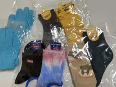 キッズ靴下セット 6足、手袋2つ