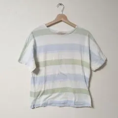 ★良品★McGREGOR ストライプ 半袖 Tシャツ【M】