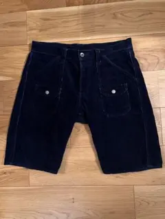 サムライジーンズ　コーデュロイ　ブッシュパンツ　ハーフパンツ　ショートパンツ