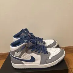 Nike Air Jordan 1 グレー/ネイビー