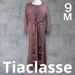 Tiaclasse ティアクラッセ 総レース ワンピース ピンク 9 M