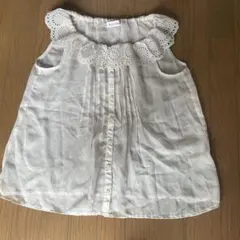 ノースリーブ シアーシャツ