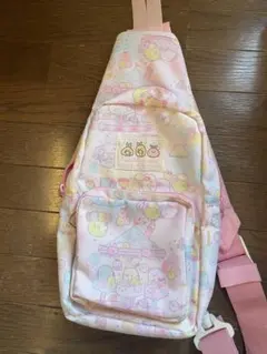 すみっコぐらし キャラクター柄 斜め掛けバッグ(ピンク)