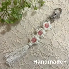 マクラメキーホルダー ホヌ ハワイアン アロハ ハンドメイド シー SEA