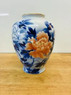 オールド香蘭社 染錦篭菊文 花瓶 飾壺 有田焼 28cm - メルカリ